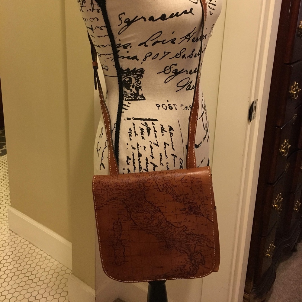 Patricia Nash Granada Crossbody Sig. Map Print